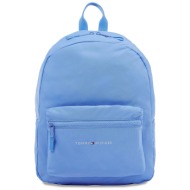 σακίδιο tommy hilfiger th essential backpack au0au01864 blue spell c30 ύφασμα - ύφασμα