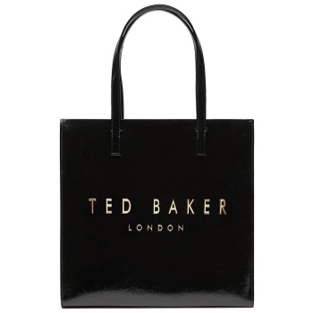 τσάντα ted baker crinkle 271041 black απομίμηση