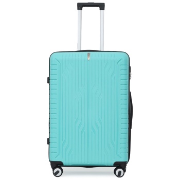 μεσαία βαλίτσα semi line t5612-2 τυρκουάζ υλικό 