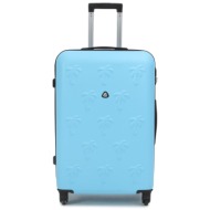 μεγάλη βαλίτσα semi line t5563-5 μπλε υλικό/-υλικό υψηλής ποιότητας