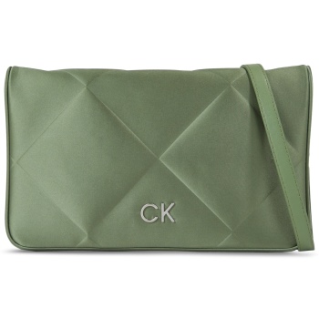 τσάντα calvin klein re-lock quilt shoulder bag-satin σε προσφορά