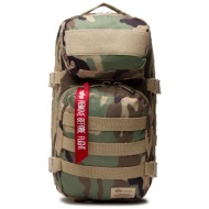 σακίδιο alpha industries tactical backpack 128927 πράσινο υφασμα/-ύφασμα