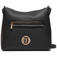 τσάντα monnari bag1680-020 μαύρο απομίμηση δέρματος/-απομίμηση δέρματος