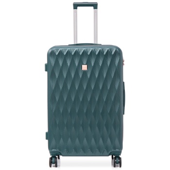 μεγάλη βαλίτσα semi line t5725-4 πράσινο υλικό - abs σε προσφορά