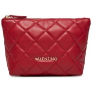 τσαντάκι καλλυντικών valentino ocarina vbe3kk513r κόκκινο απομίμηση δέρματος/-απομίμηση δέρματος