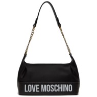 τσάντα love moschino jc4254pp0ike100a μαύρο υφασμα/-ύφασμα