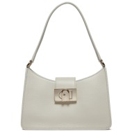 τσάντα furla 1927 s shoulder bag soft wb01114hsf0001704s1007 λευκό φυσικό δέρμα - φυσικό δέρμα