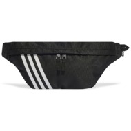 τσαντάκι μέσης adidas future icons waist bag hy0735 μαύρο ύφασμα - ύφασμα