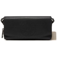 τσάντα karl lagerfeld 241w3219 μαύρο φυσικό δέρμα/grain leather