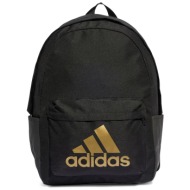 σακίδιο adidas classic badge of sport backpack il5812 μαύρο ύφασμα - ύφασμα