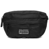 τσαντάκι μέσης puma academy waist bag 079937 01 μαύρο ύφασμα - ύφασμα