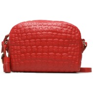 τσάντα tous bandolera sherton 2000839117 κόκκινο φυσικό δέρμα/grain leather
