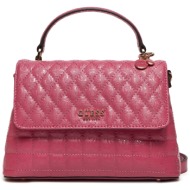 τσάντα guess yarmilla (gg) hwgg93 22200 ροζ απομίμηση δέρματος/-απομίμηση δέρματος