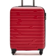 βαλίτσα καμπίνας wittchen 56-3a-391-30 κόκκινο υλικό - abs