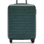 βαλίτσα καμπίνας wittchen 56-3a-391-75 πράσινο υλικό - abs