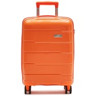 βαλίτσα καμπίνας pierre cardin lee01 103-20 πορτοκαλί υλικό - υλικό υψηλής ποιότητας