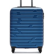 βαλίτσα καμπίνας wittchen 56-3a-391-90 μπλε υλικό - abs