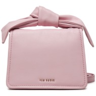 τσάντα ted baker niyah 275942 ροζ φυσικό δέρμα/grain leather