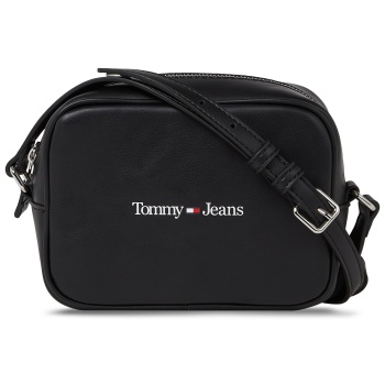τσάντα tommy jeans camera bag aw0aw15029 μαύρο απομίμηση