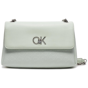 τσάντα calvin klein re-lock k60k611755 πράσινο ύφασμα  σε προσφορά