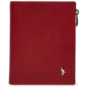 μικρό πορτοφόλι γυναικείο puccini cr967 κόκκινο φυσικό σε προσφορά