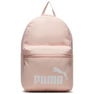 σακίδιο puma phase backpack 075487 ροζ ύφασμα - ύφασμα