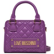 τσάντα love moschino jc4016pp1ila0650 μωβ