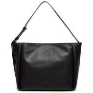 τσάντα calvin klein gracie medium ew shopper k60k612129 μαύρο απομίμηση δέρματος/-απομίμηση δέρματος