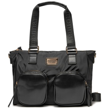 τσάντα monnari bag0330-020 μαύρο υφασμα/-ύφασμα σε προσφορά