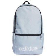 σακίδιο adidas classic foundation backpack ik5768 γαλάζιο ύφασμα - ύφασμα