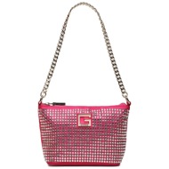 τσάντα guess gilded glamour (eg) evening bags hweg87 77720 ροζ υφασμα/-ύφασμα