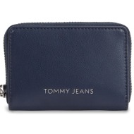 μικρό πορτοφόλι γυναικείο tommy jeans tjw ess must small za aw0aw15833 σκούρο μπλε απομίμηση δέρματο