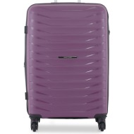 μεγάλη βαλίτσα semi line t5587-6 ροζ υλικό - πολυπροπυλένιο