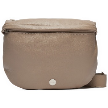 τσάντα ryłko r30136tb μπεζ φυσικό δέρμα - grain leather