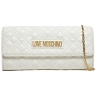τσάντα love moschino jc4294pp0ila0100 λευκό απομίμηση δέρματος/-απομίμηση δέρματος