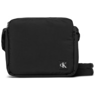 τσάντα calvin klein jeans block sq camerabag21 ny k60k611557 μαύρο υφασμα/-ύφασμα