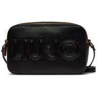 τσάντα liu jo ecs m camera case aa4126 e0033 μαύρο απομίμηση δέρματος/-απομίμηση δέρματος