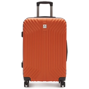 μεσαία βαλίτσα pierre cardin istanbul med10-24 πορτοκαλί