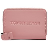 μεγάλο πορτοφόλι γυναικείο tommy jeans tjw ess must small za aw0aw16387 ροζ απομίμηση δέρματος/-απομ