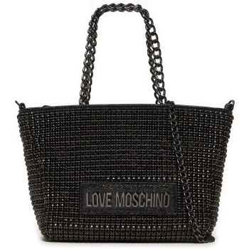 τσάντα love moschino jc4045pp1llp100a μαύρο υλικό/-υλικό