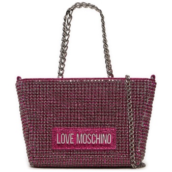 τσάντα love moschino jc4045pp1llp162a ροζ υλικό/-υλικό