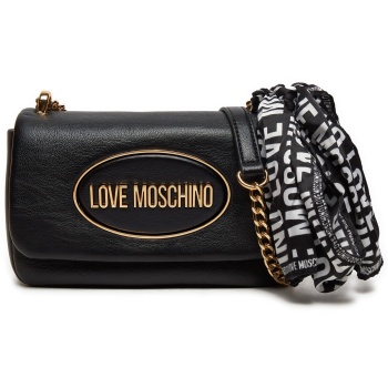 τσάντα love moschino jc4032pp1lle100a μαύρο απομίμηση