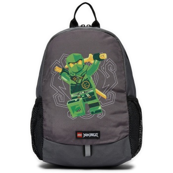 σχολική τσάντα lego 20281-2408 γκρι ύφασμα - πολυεστέρας