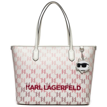 τσάντα karl lagerfeld 245w3063 λευκό απομίμηση