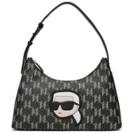 τσάντα karl lagerfeld 245w3064 μαύρο απομίμηση δέρματος/-απομίμηση δέρματος