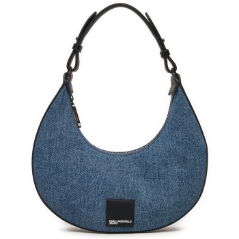 τσάντα karl lagerfeld jeans 245j3001 μπλε ύφασμα - ύφασμα