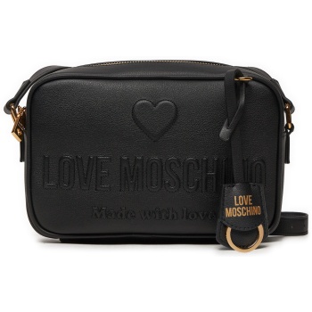 τσάντα love moschino jc4117pp1ll1000a μαύρο φυσικό