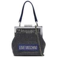 τσάντα love moschino jc4043pp1llp176a σκούρο μπλε υλικό/-υλικό υψηλής ποιότητας