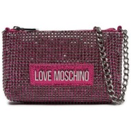 τσάντα love moschino jc4046pp1llp162a ροζ υλικό/-υλικό υψηλής ποιότητας