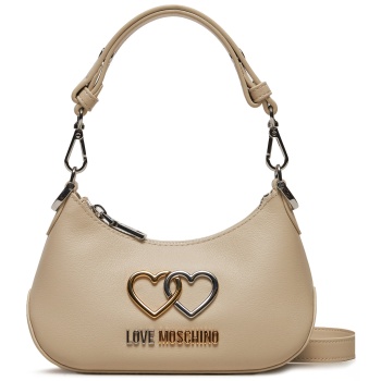 τσάντα love moschino jc4075pp1ll1011a μπεζ φυσικό